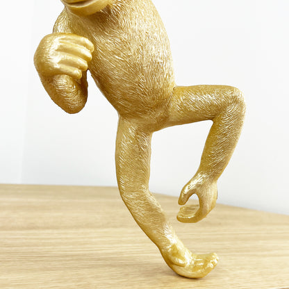 Gold Hanging Monkey - Design #2