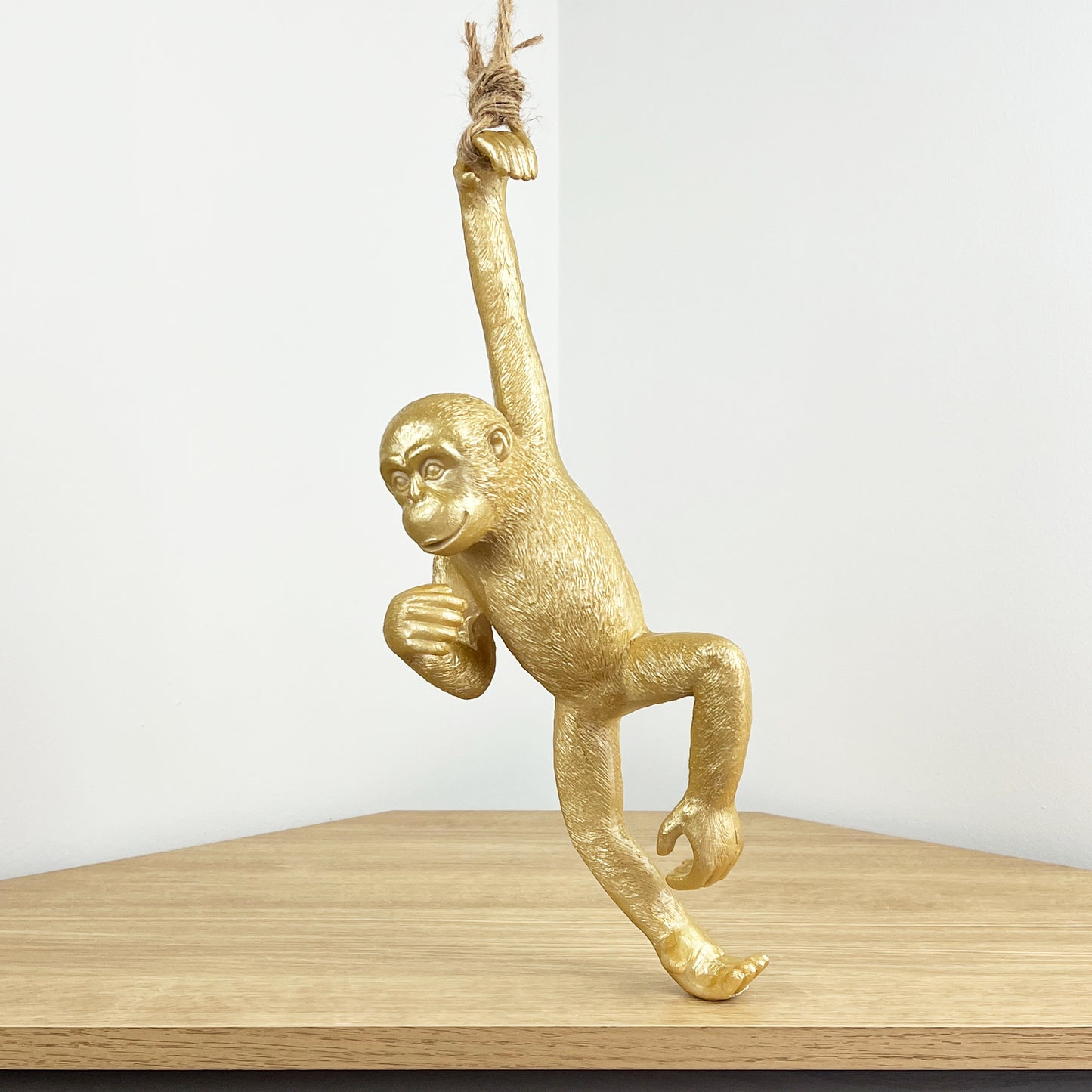 Gold Hanging Monkey - Design #2