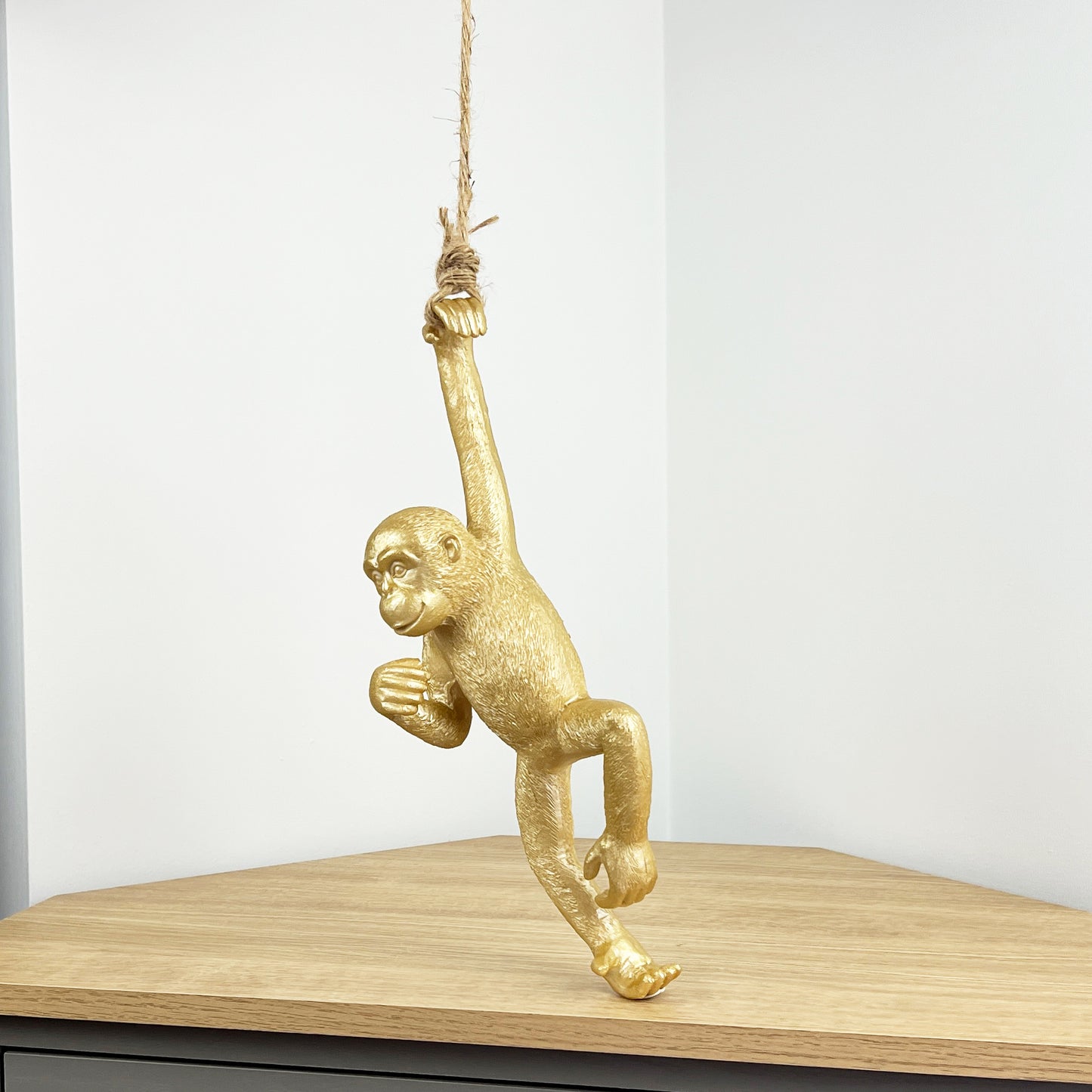 Gold Hanging Monkey - Design #2