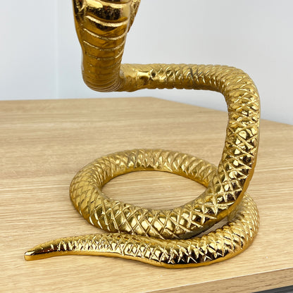 Large Metal Snake Candle Stick Holder