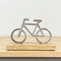 Small Bike on Wood Ornament