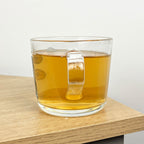 400ml Glass Mug with Embossed 'TEA' Design