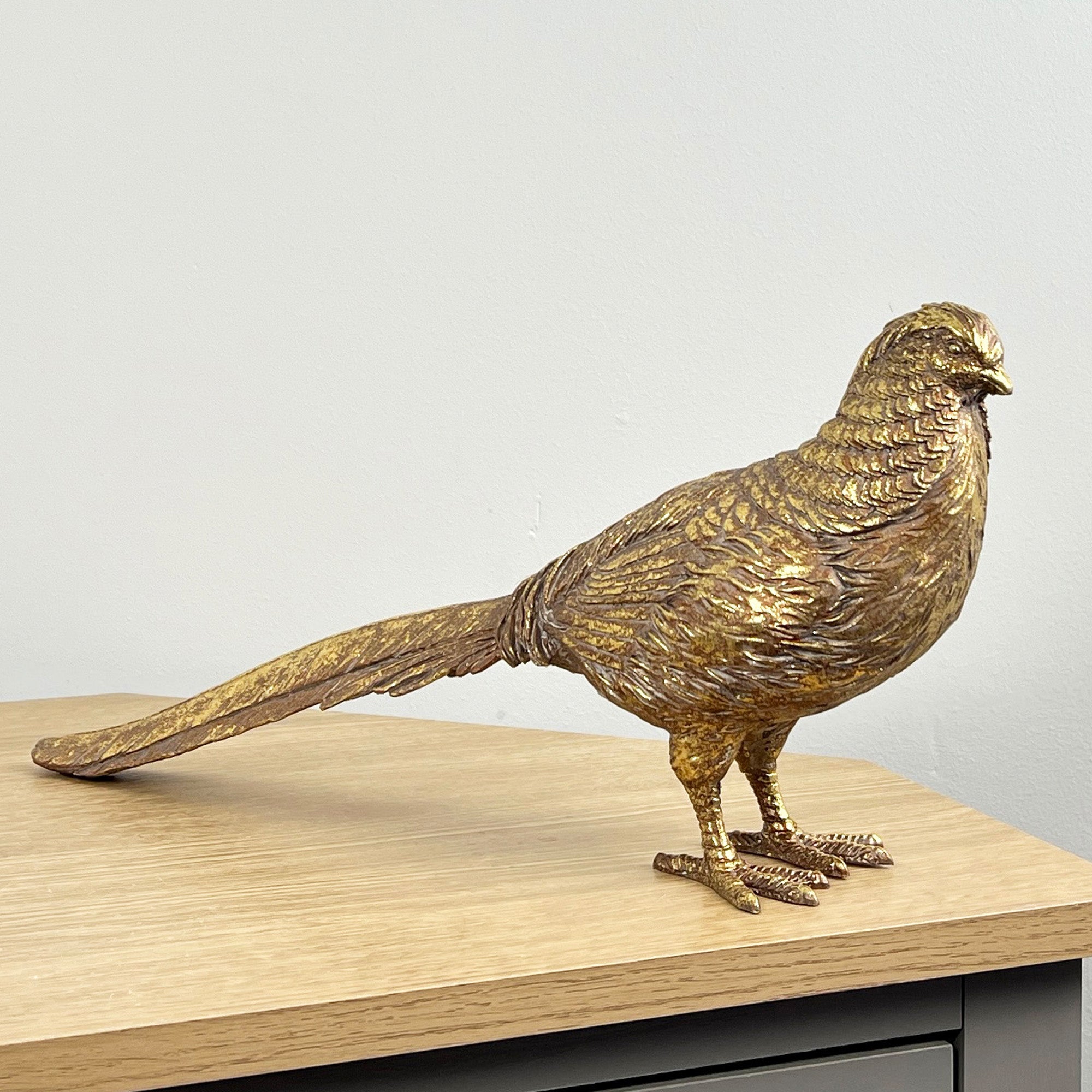 40.5cm Large Golden Pheasant Ornament - Resin