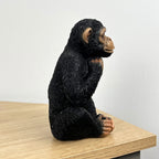 18.5cm Heart Hands Monkey Ornament - Resin