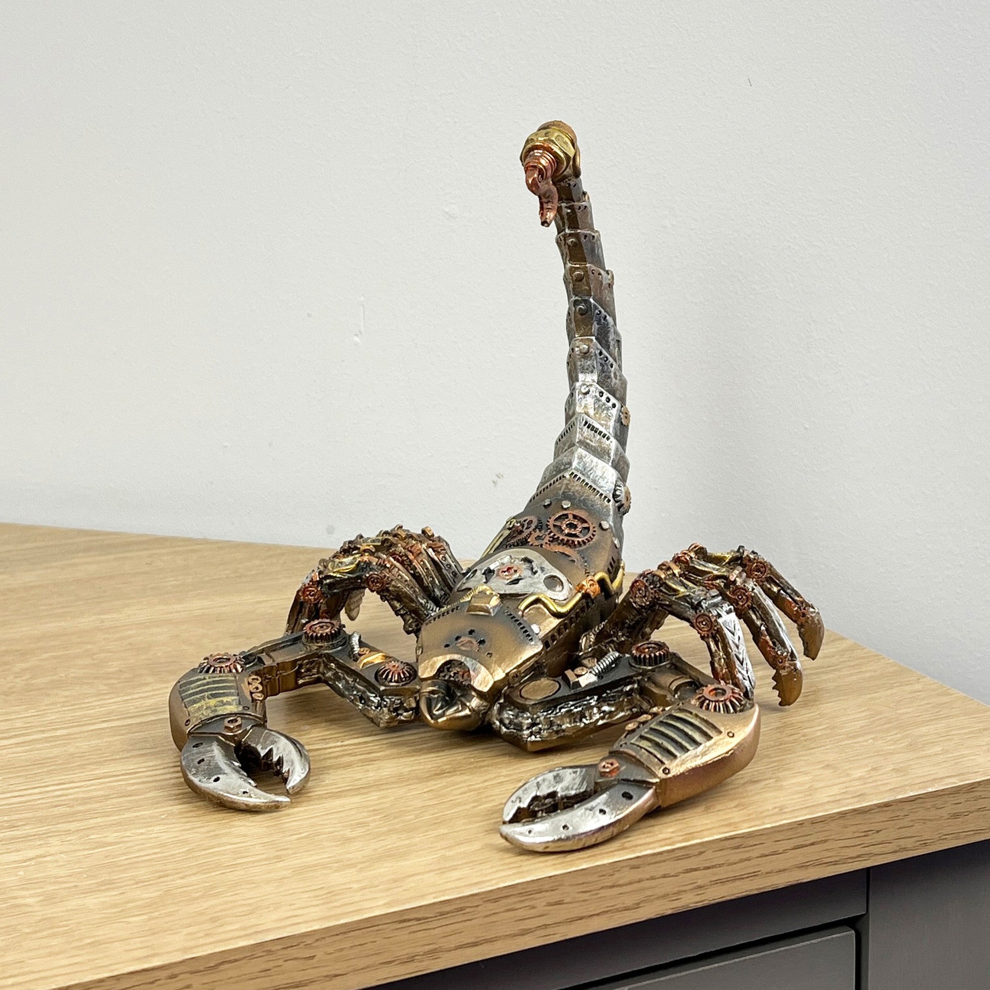 17cm Steampunk Scorpion Ornament - Resin
