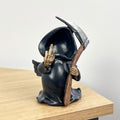 14cm Up Yours Middle Finger Grim Reaper Ornament - Resin