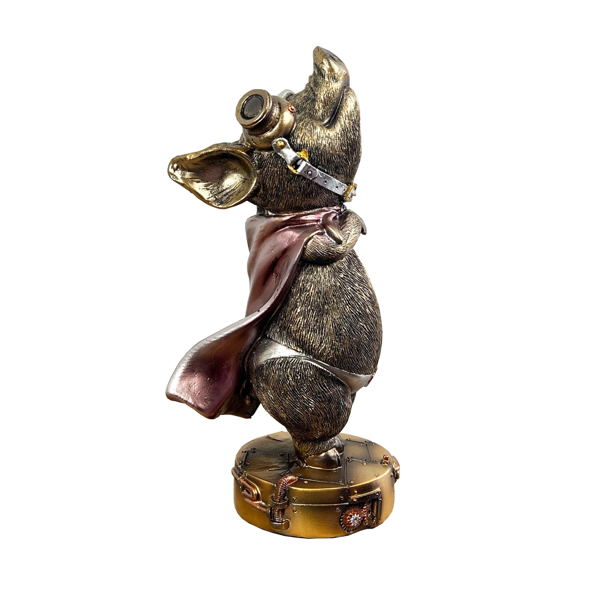 21.5cm Steampunk Super Pig Ornament – Resin
