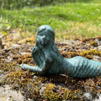 23.5cm Mermaid Garden Ornament – Cast Iron