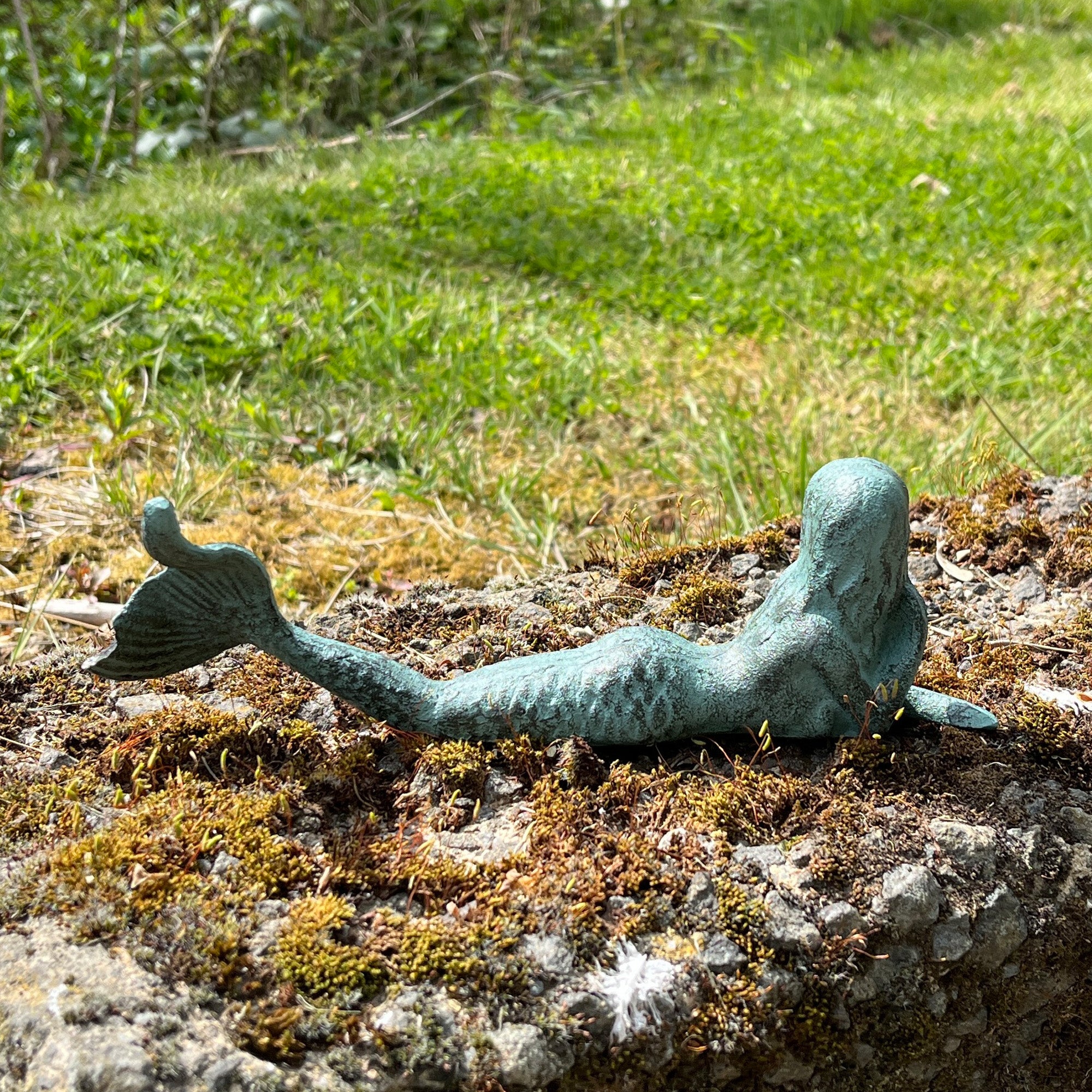 23.5cm Mermaid Garden Ornament – Cast Iron