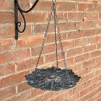 Flower Head Hanging Bird Feeder - Metal