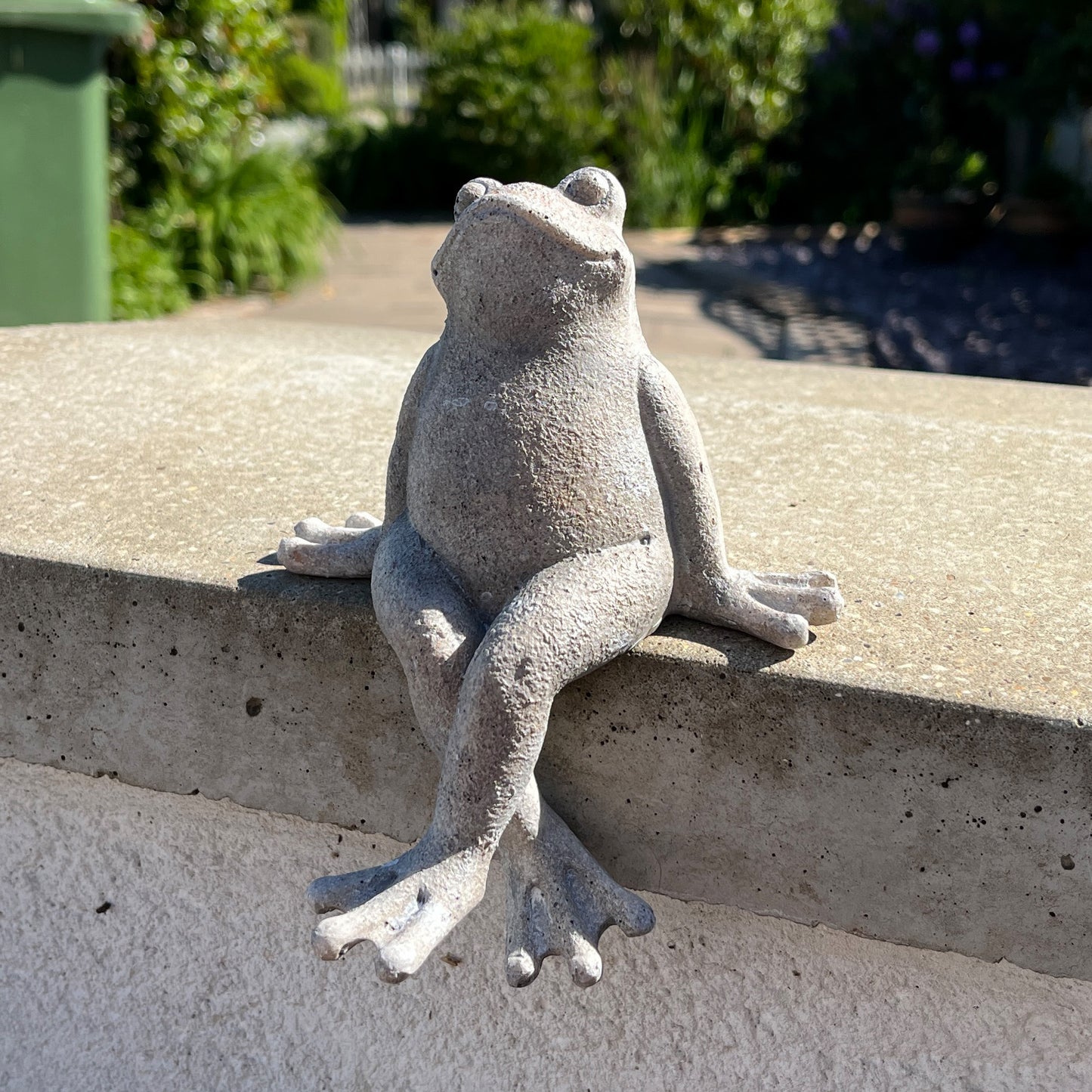 Frog Garden Wall Ornament - Resin