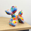 16.5cm Multi-coloured Balloon Dog Ornament / Sculpture - Resin