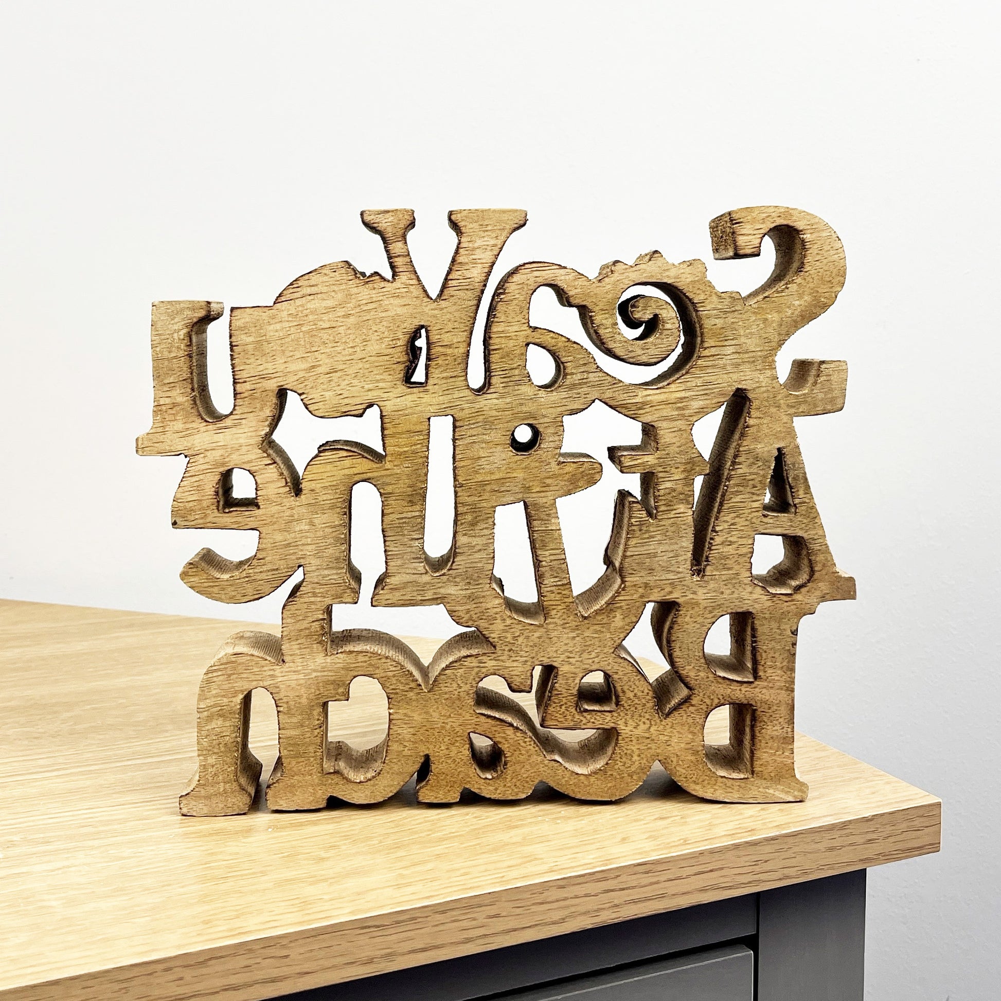 'Sea You at the Beach' Nautical Ornament / Plaque - Mango Wood
