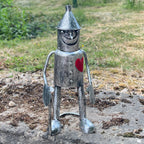 Small Tin Man Garden Ornament - Metal