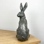 30cm Grey Resin Hare Ornament