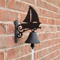 23cm Nautical Ship Garden Wall Bell – Cast Iron