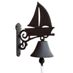 23cm Nautical Ship Garden Wall Bell – Cast Iron