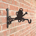 Watering Can Hanging Basket Wall Bracket Hook - Cast Iron