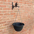Watering Can Hanging Basket Wall Bracket Hook - Cast Iron