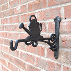 Watering Can Hanging Basket Wall Bracket Hook - Cast Iron