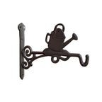 Watering Can Hanging Basket Wall Bracket Hook - Cast Iron