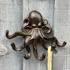 Octopus Wall Hook / Key Rack - Cast Iron