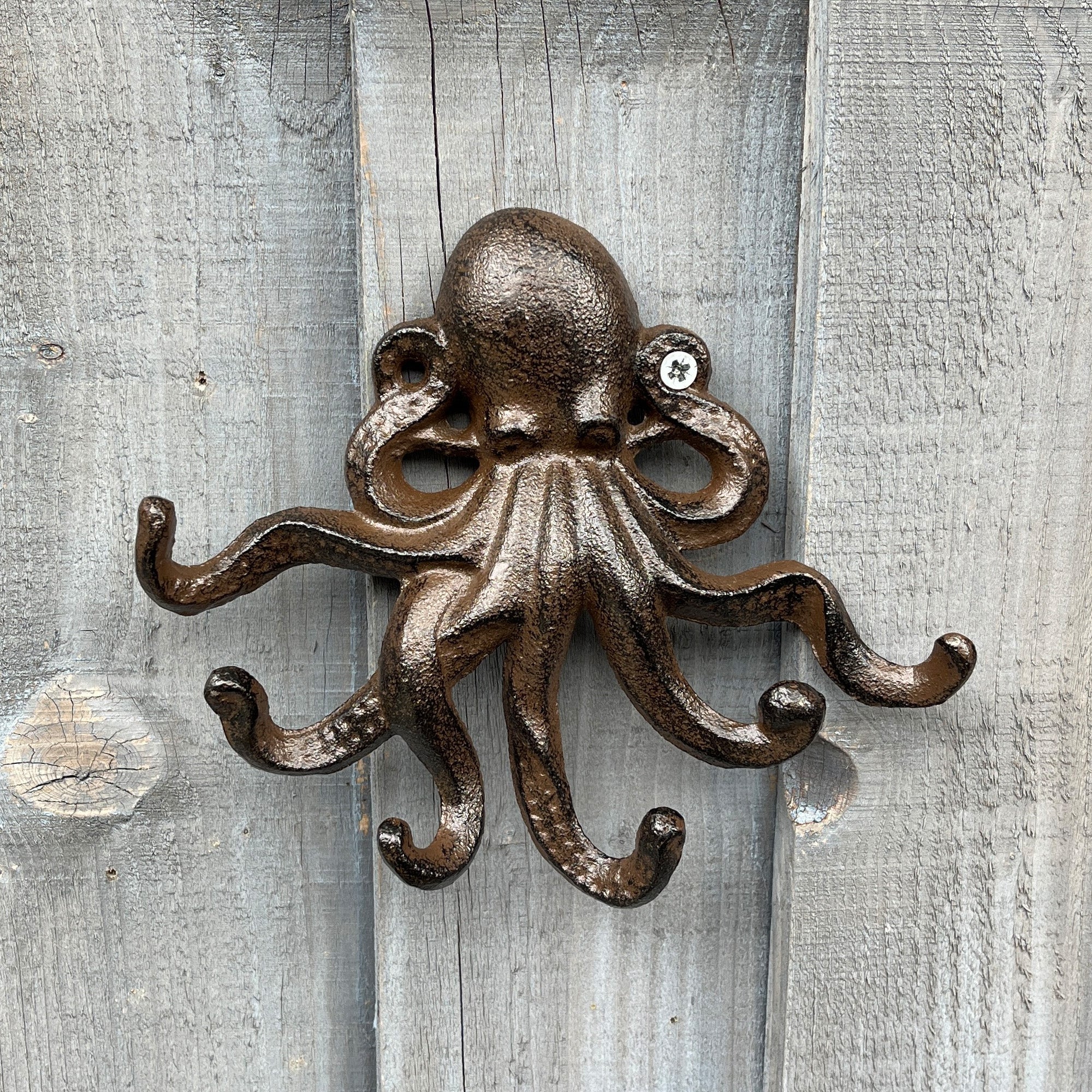 Octopus Wall Hook / Key Rack - Cast Iron