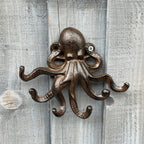Octopus Wall Hook / Key Rack - Cast Iron