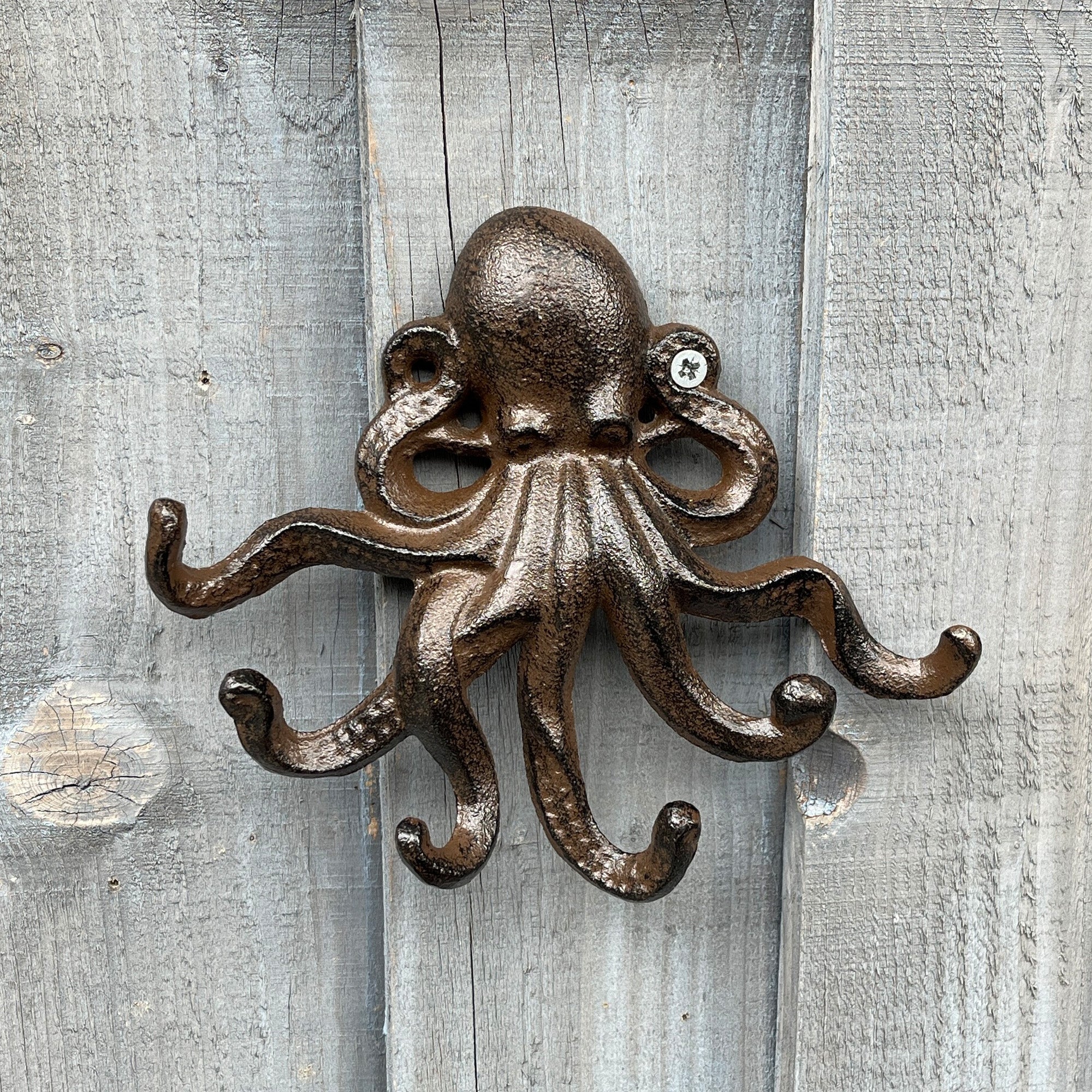 Octopus Wall Hook / Key Rack - Cast Iron