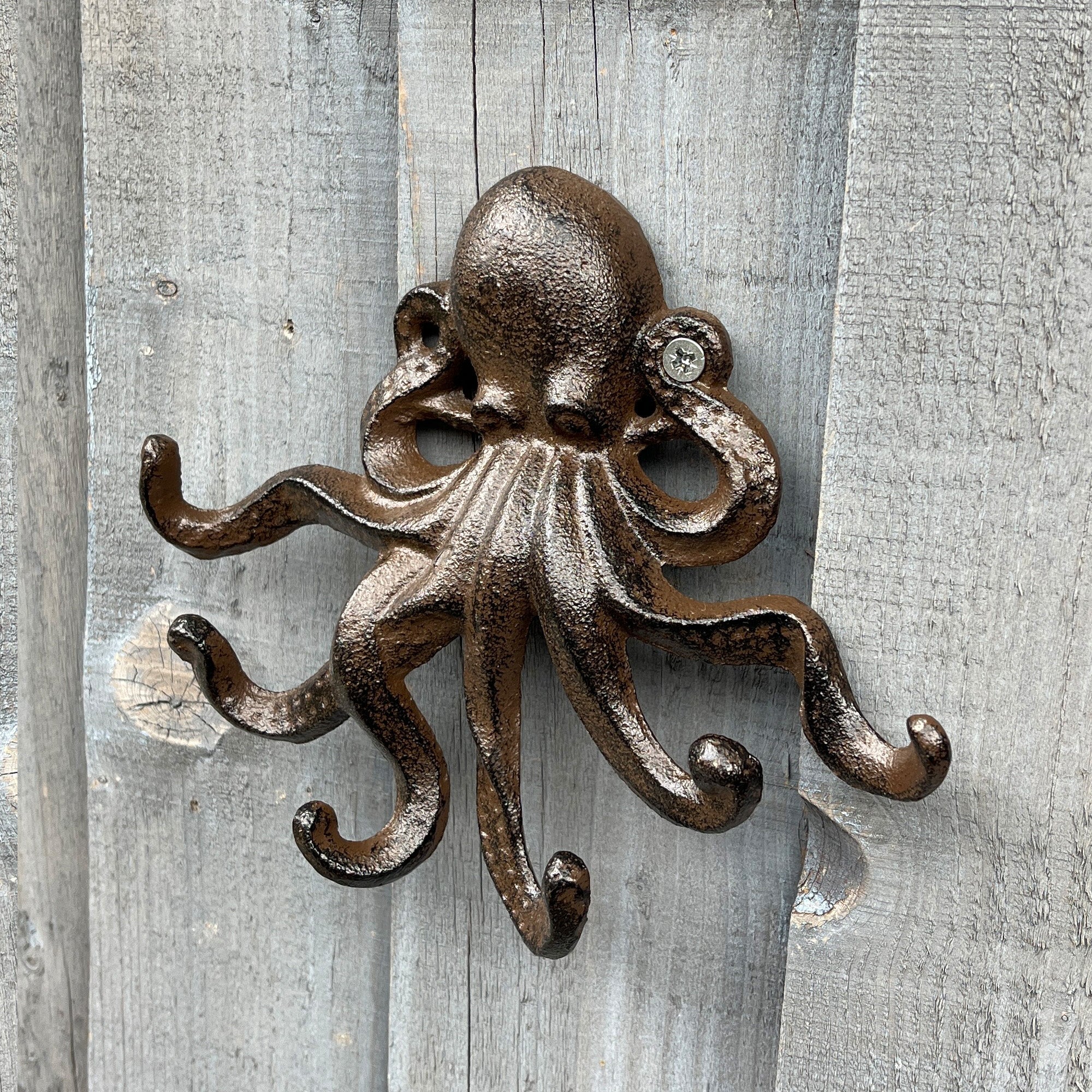 Octopus Wall Hook / Key Rack - Cast Iron
