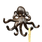 Octopus Wall Hook / Key Rack - Cast Iron
