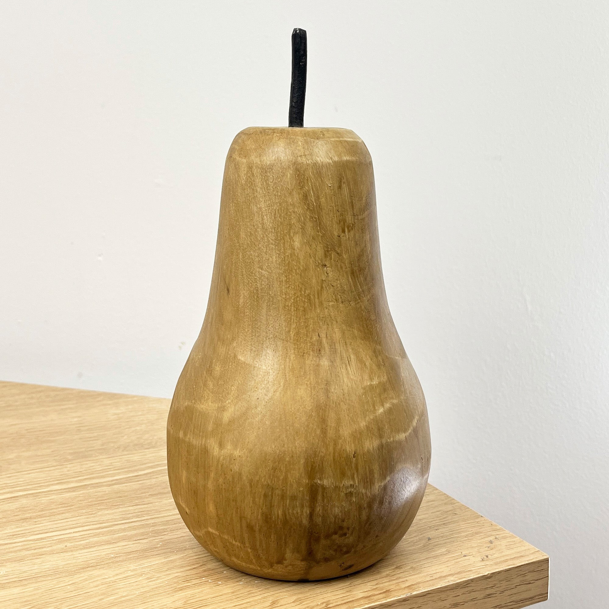 Mango Wood Apple and Pear Ornaments