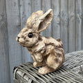 16cm Small Bunny Rabbit Garden Ornament - Resin