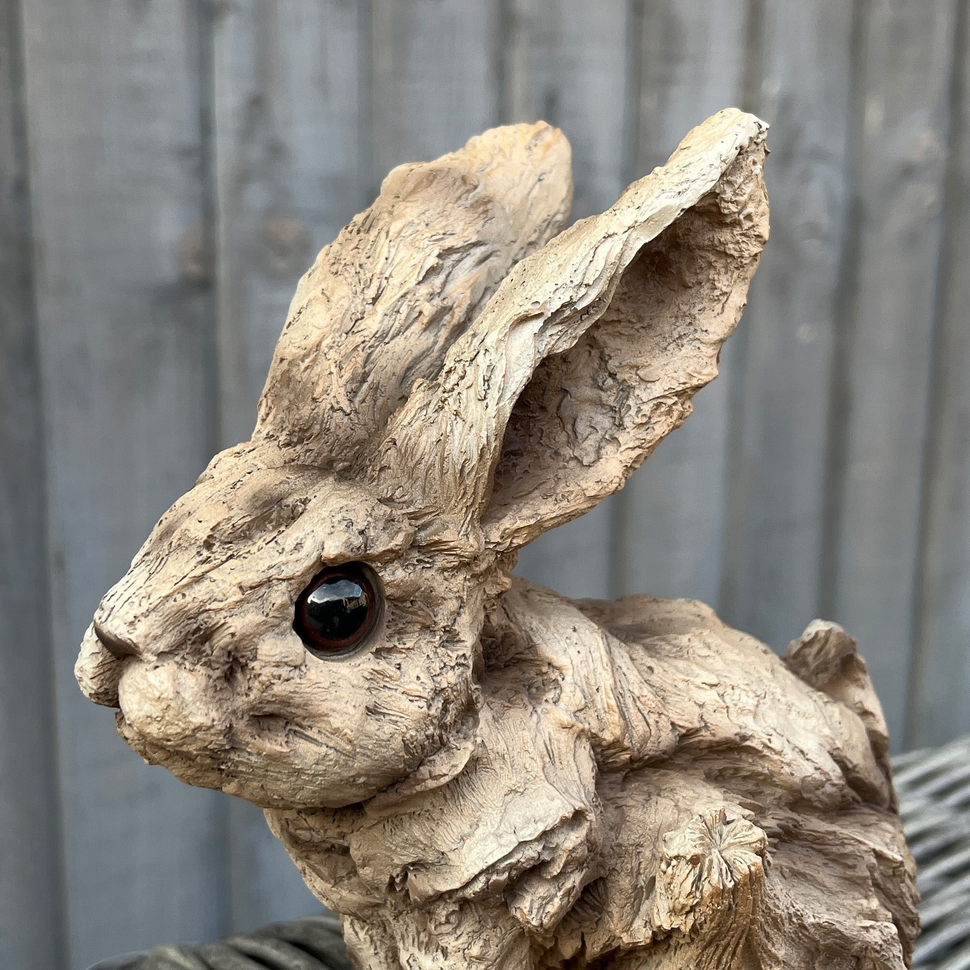 16cm Small Bunny Rabbit Garden Ornament - Resin