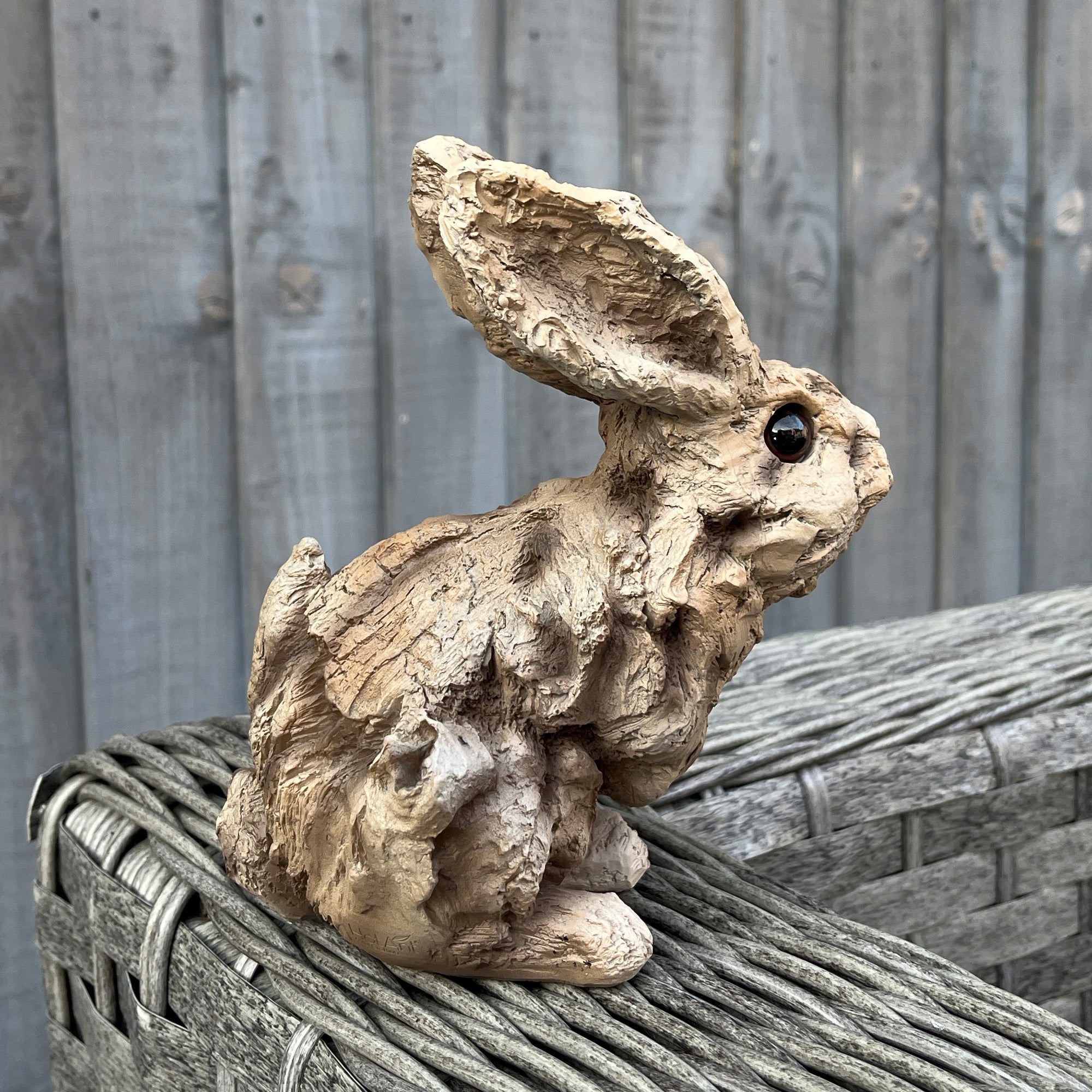 16cm Small Bunny Rabbit Garden Ornament - Resin