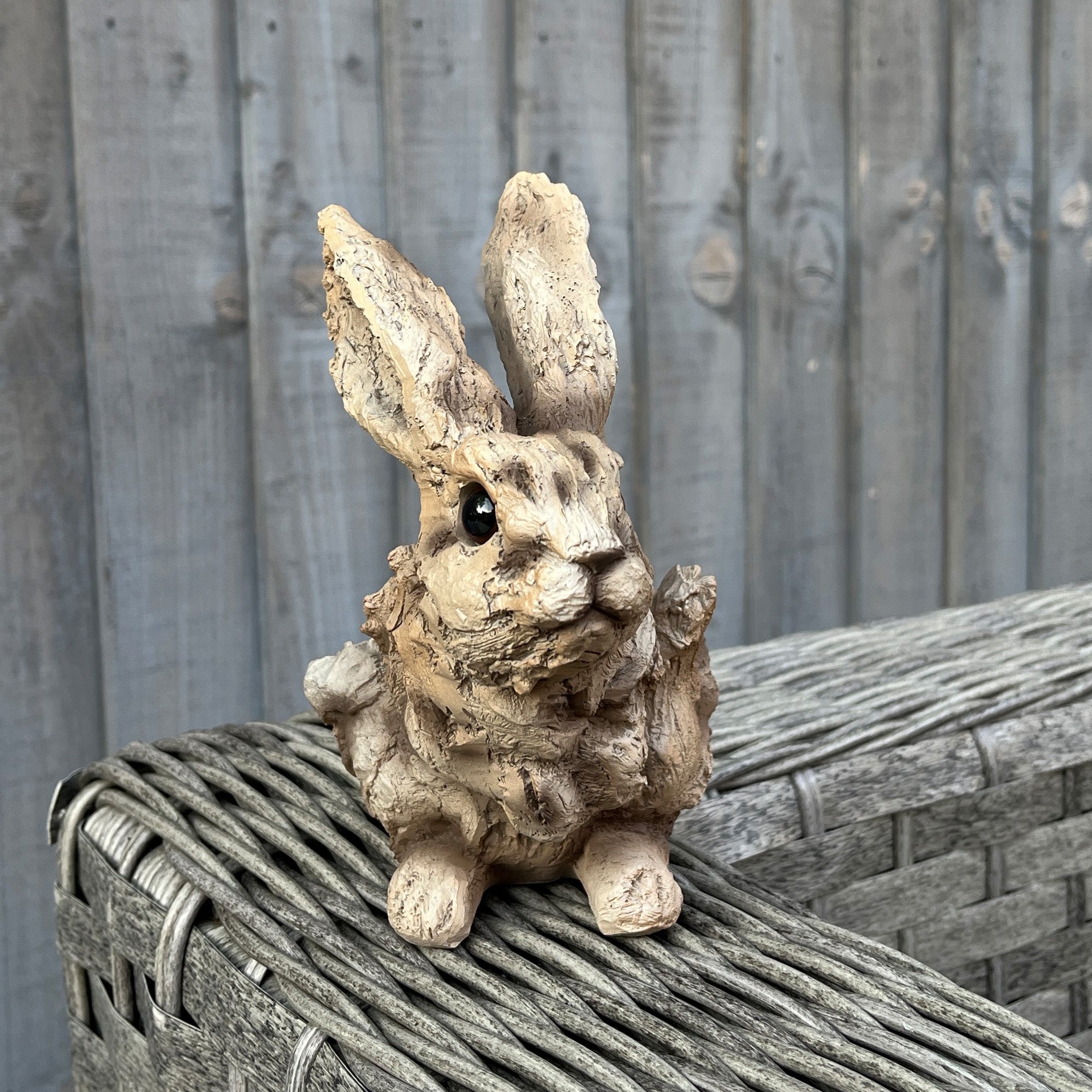 16cm Small Bunny Rabbit Garden Ornament - Resin