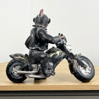 Biker Monkey on Motorbike Ornament - Resin