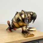 17cm Steampunk Walrus Ornament - Resin