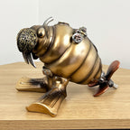 17cm Steampunk Walrus Ornament - Resin