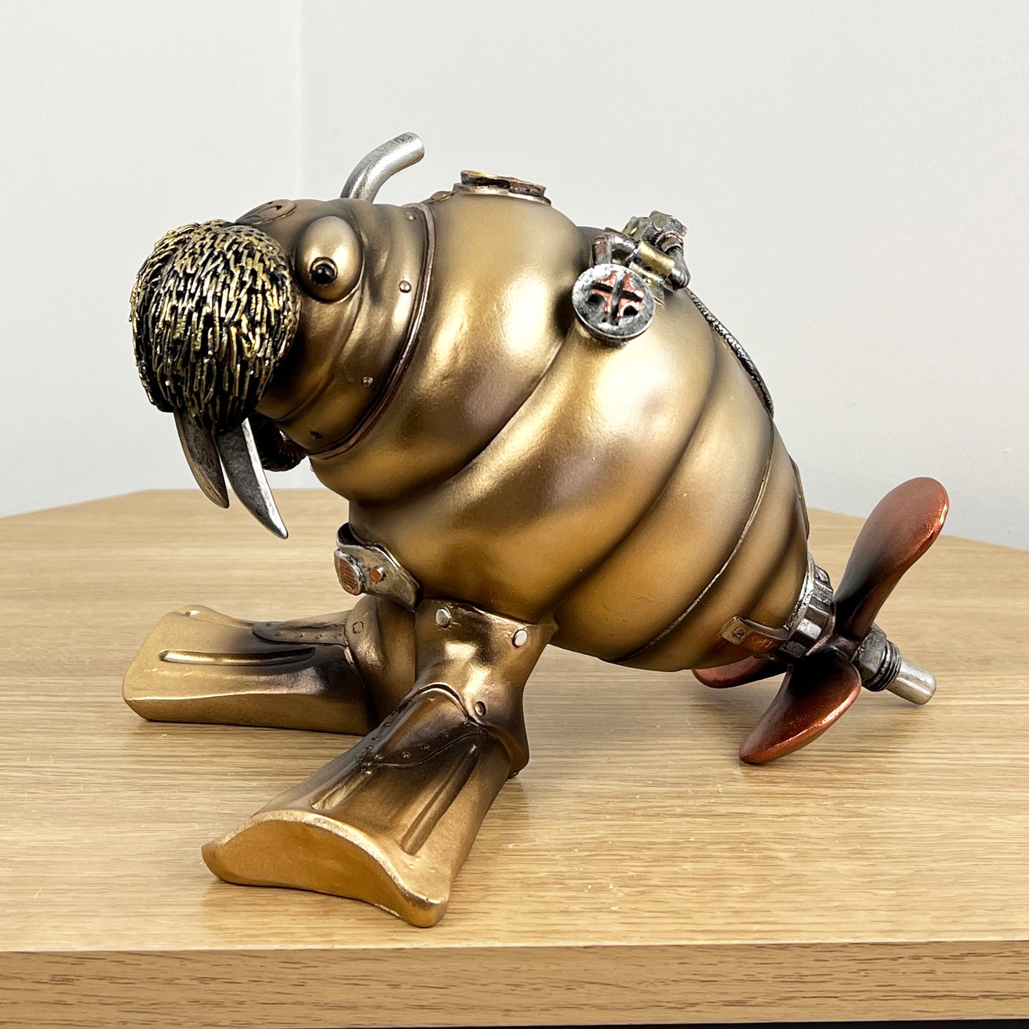 17cm Steampunk Walrus Ornament - Resin