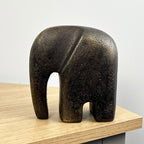 13.7cm Bronze Elephant Ornament – Resin