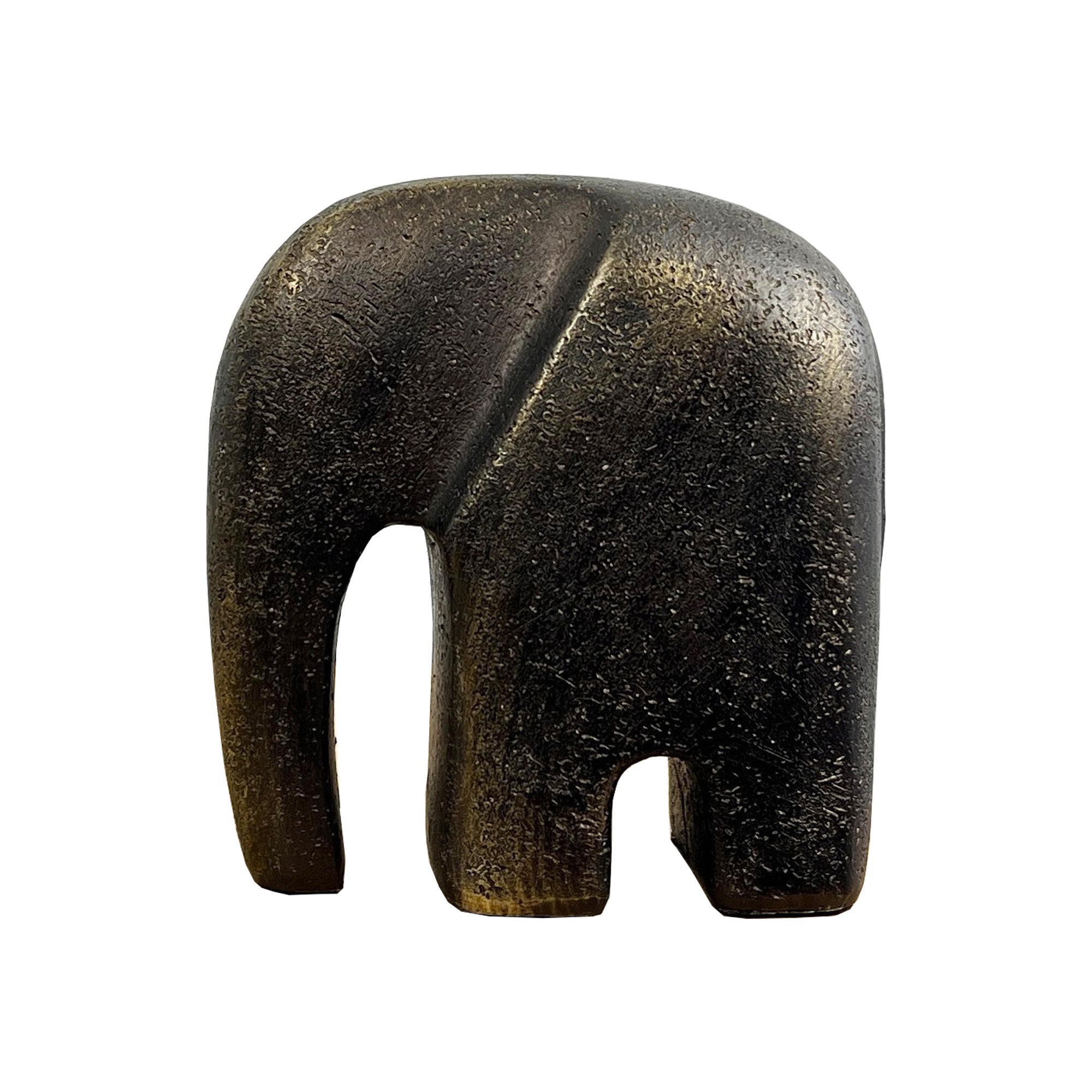13.7cm Bronze Elephant Ornament – Resin