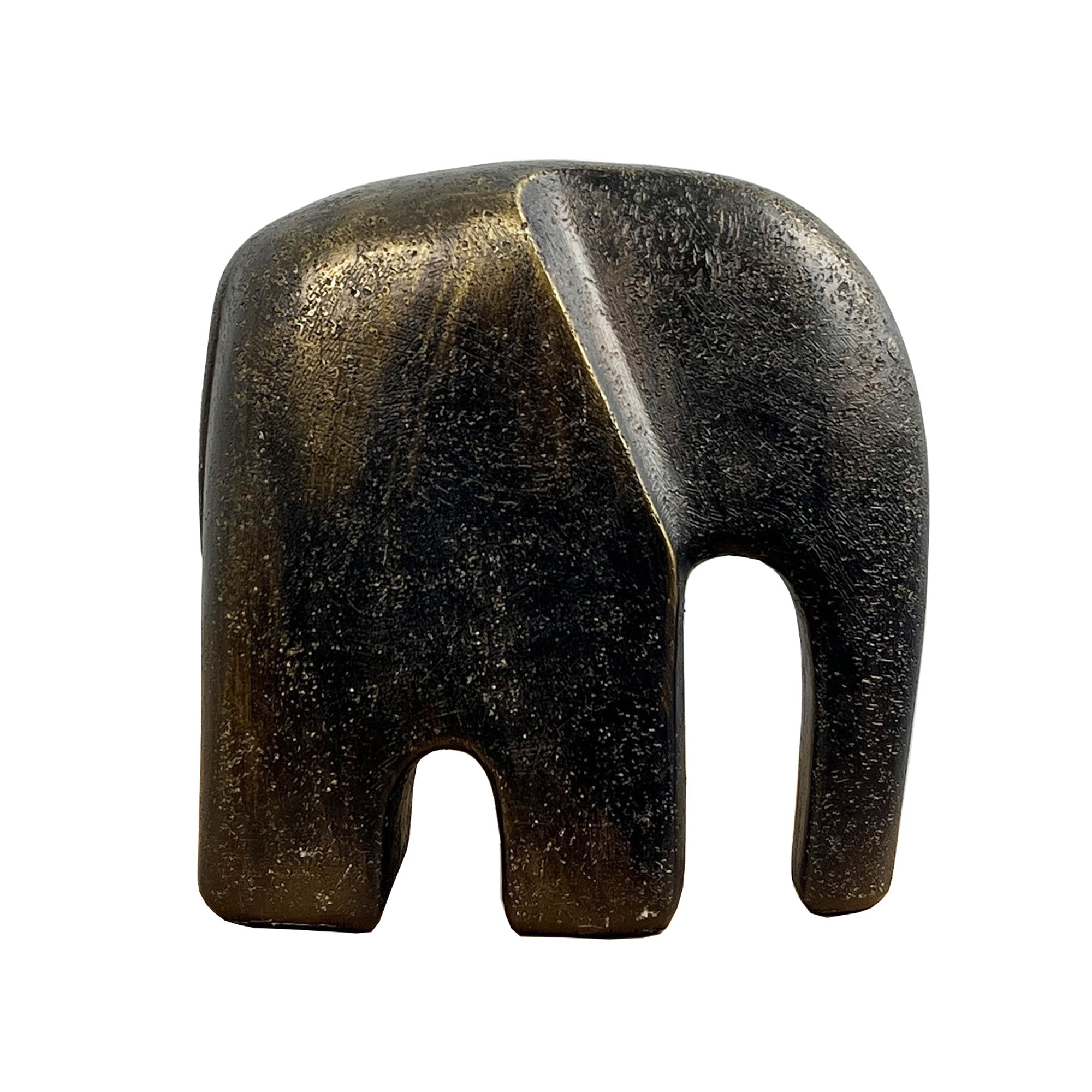 19cm Bronze Elephant Ornament – Resin