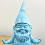 20.5cm Funky Meditating Gnome / Gonk - Blue