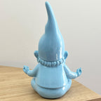 20.5cm Funky Meditating Gnome / Gonk - Blue