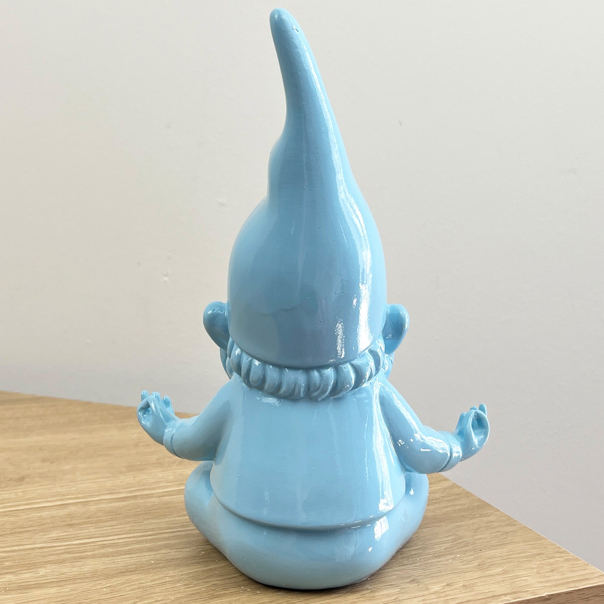 20.5cm Funky Meditating Gnome / Gonk - Blue