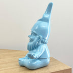20.5cm Funky Meditating Gnome / Gonk - Blue