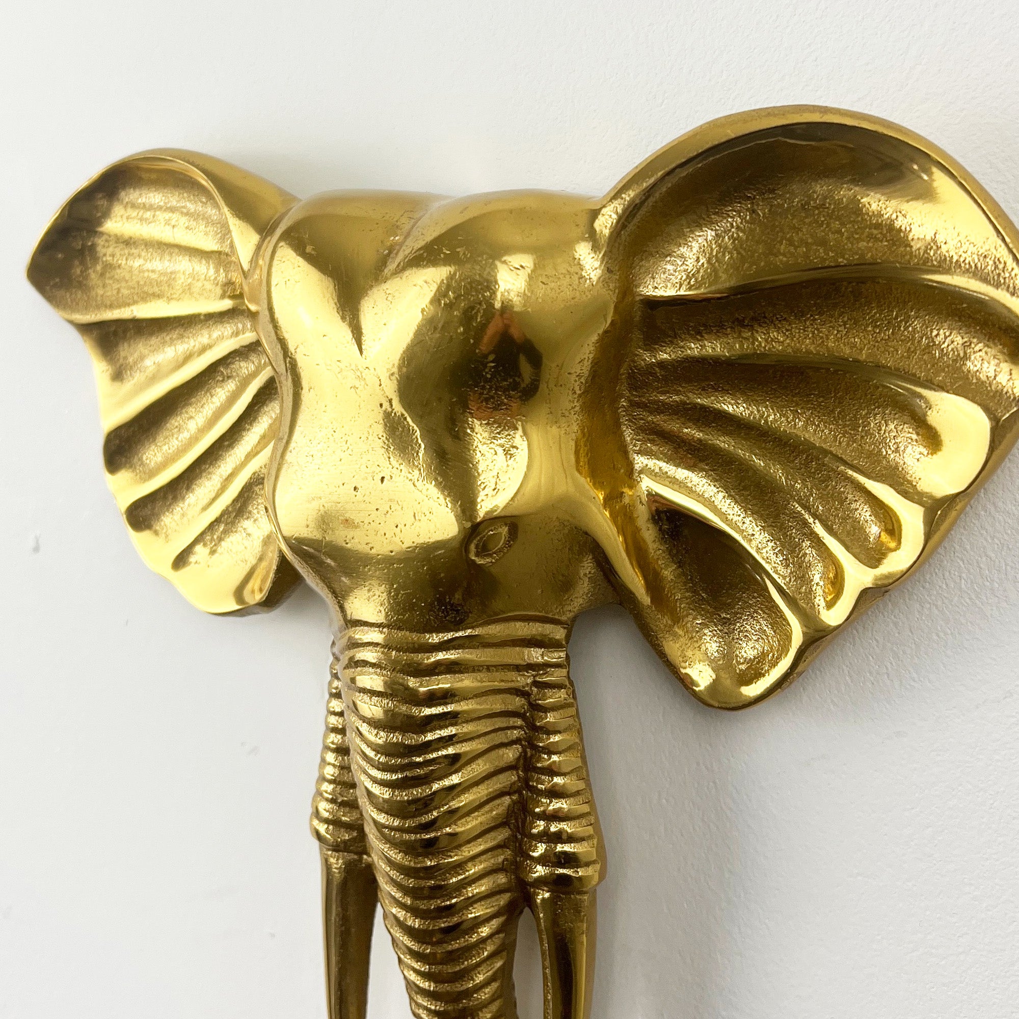24cm Elephant Head Wall Décor Art / Decorative Hook