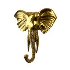 24cm Elephant Head Wall Décor Art / Decorative Hook