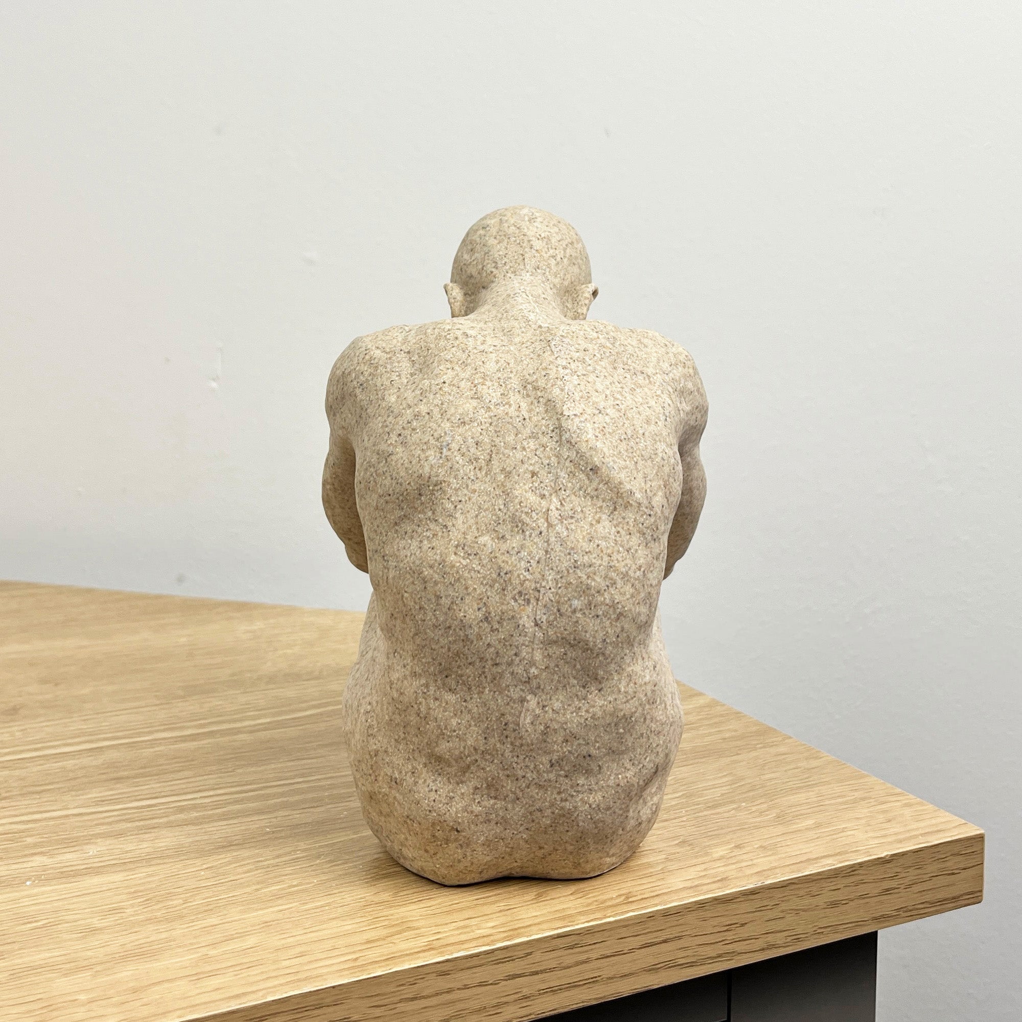 15cm Abstract Sitting Man Ornament – Resin